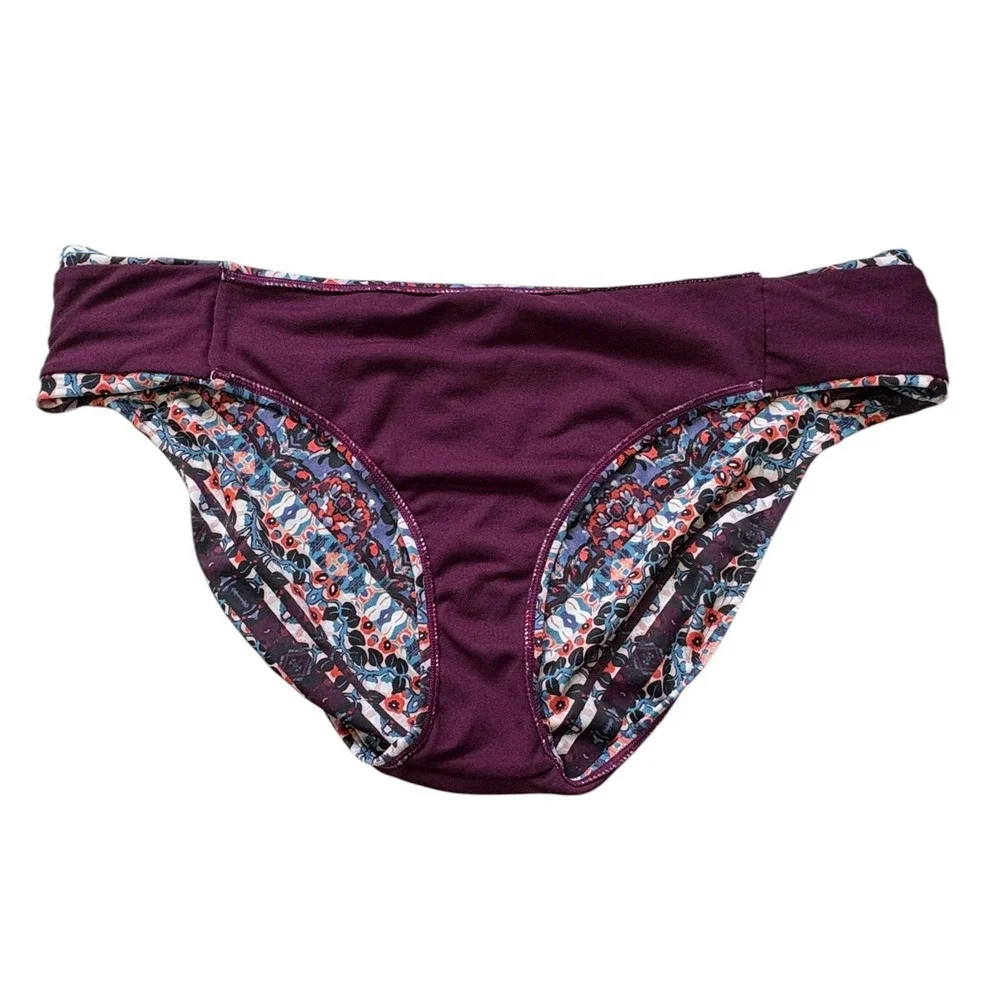 Athleta Marrakesh Twister Bikini Set Boho Geo Print Swim Suit Beach‎ Resort XL